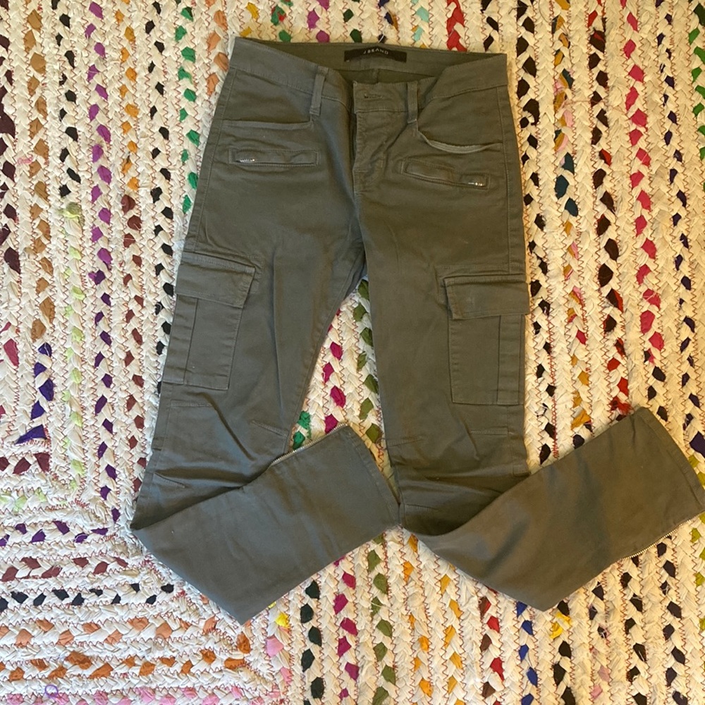 Olive J Brand cargo jeans